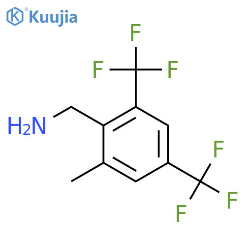 2,4-Bis(trifluoromethyl)-6-methylbenzylamine structure