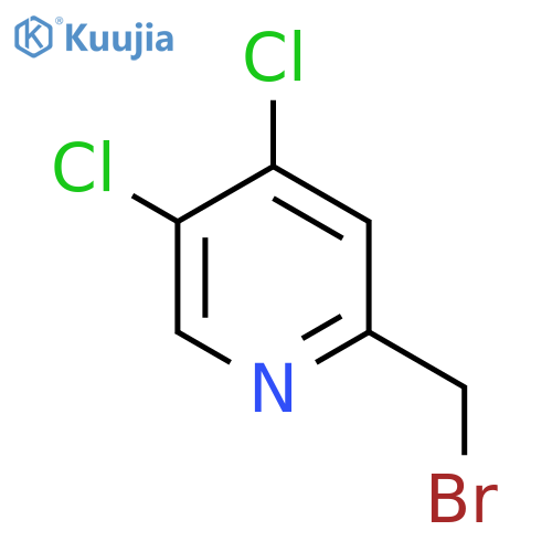 2-(Bromomethyl)-4,5-dichloropyridine structure