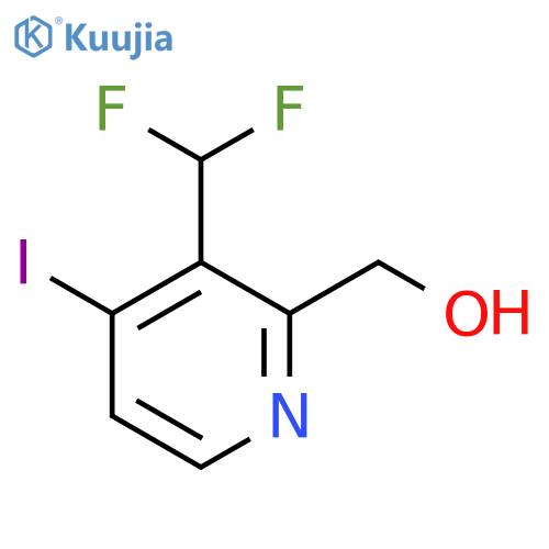 3-(Difluoromethyl)-4-iodopyridine-2-methanol structure