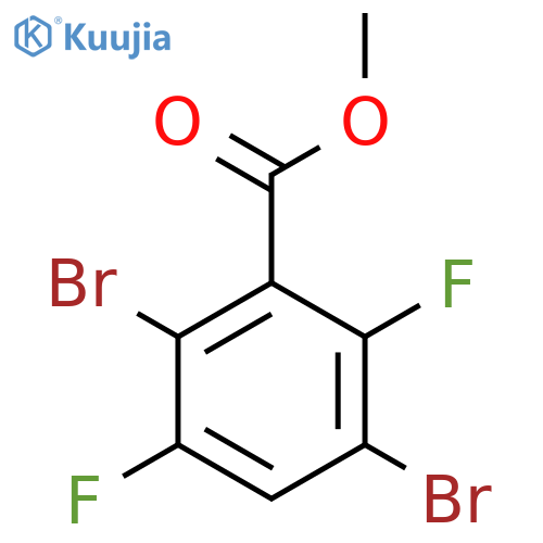 Methyl 2,5-dibromo-3,6-difluorobenzoate structure