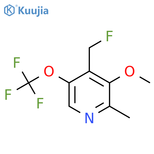 4-(Fluoromethyl)-3-methoxy-2-methyl-5-(trifluoromethoxy)pyridine structure