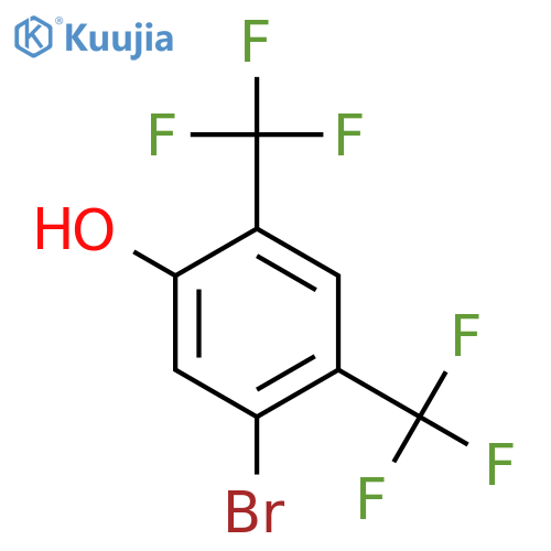 2,4-Bis(trifluoromethyl)-5-bromophenol structure