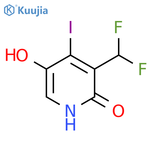 3-(Difluoromethyl)-2,5-dihydroxy-4-iodopyridine structure