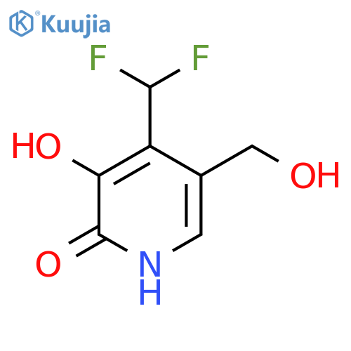 4-(Difluoromethyl)-2,3-dihydroxypyridine-5-methanol structure