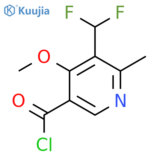 3-(Difluoromethyl)-4-methoxy-2-methylpyridine-5-carbonyl chloride structure