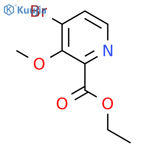 Ethyl 4-bromo-3-methoxypicolinate structure