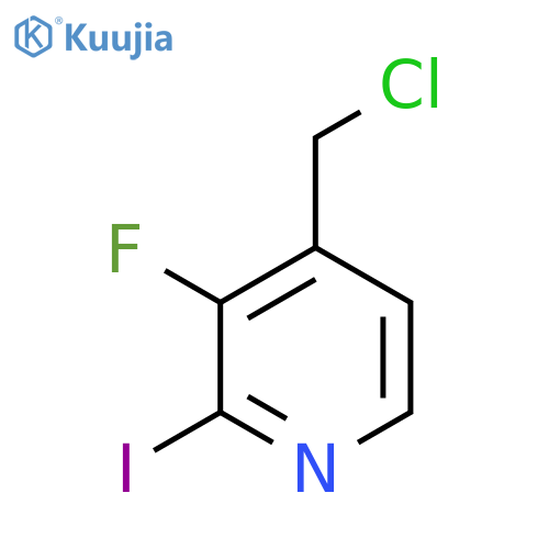 4-Chloromethyl-3-fluoro-2-iodopyridine structure