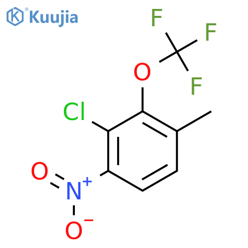 3-Chloro-4-nitro-2-(trifluoromethoxy)toluene structure