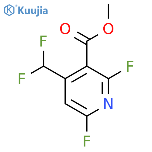 Methyl 2,6-difluoro-4-(difluoromethyl)pyridine-3-carboxylate structure