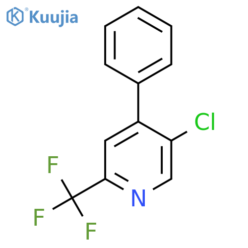 5-Chloro-4-phenyl-2-(trifluoromethyl)pyridine structure