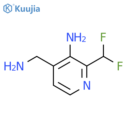 3-Amino-4-(aminomethyl)-2-(difluoromethyl)pyridine structure