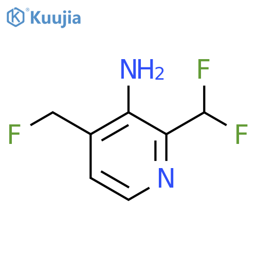 3-Amino-2-(difluoromethyl)-4-(fluoromethyl)pyridine structure