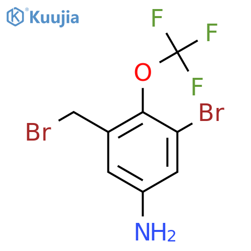 5-Amino-3-bromo-2-(trifluoromethoxy)benzyl bromide structure