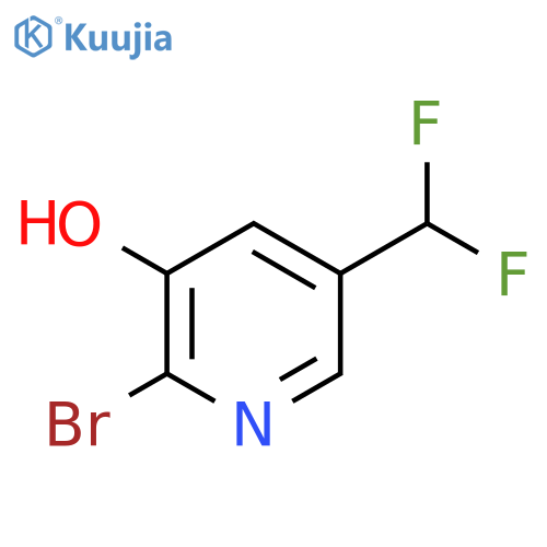 2-Bromo-5-(difluoromethyl)pyridin-3-ol structure