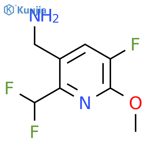 3-(Aminomethyl)-2-(difluoromethyl)-5-fluoro-6-methoxypyridine structure