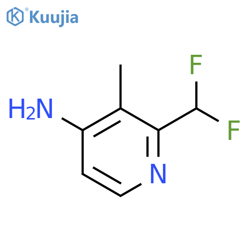 4-Amino-2-(difluoromethyl)-3-methylpyridine structure