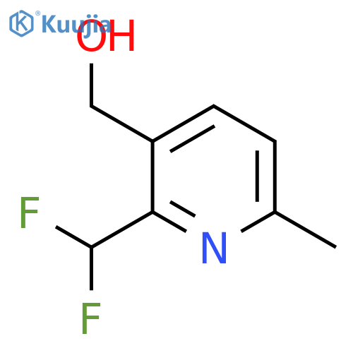 2-(Difluoromethyl)-6-methylpyridine-3-methanol structure