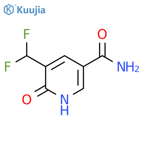 5-(Difluoromethyl)-6-oxo-1,6-dihydropyridine-3-carboxamide structure