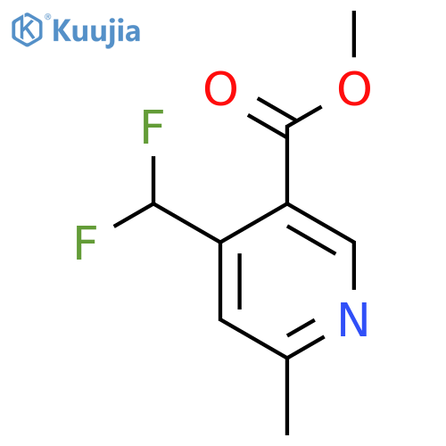 Methyl 4-(difluoromethyl)-2-methylpyridine-5-carboxylate structure