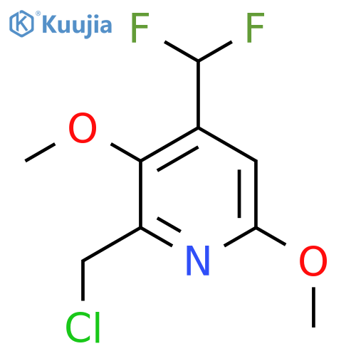 2-(Chloromethyl)-4-(difluoromethyl)-3,6-dimethoxypyridine structure