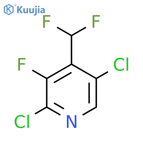 2,5-Dichloro-4-(difluoromethyl)-3-fluoropyridine structure