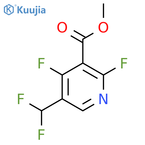 Methyl 2,4-difluoro-5-(difluoromethyl)pyridine-3-carboxylate structure
