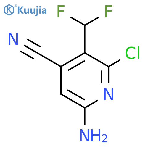 6-Amino-2-chloro-4-cyano-3-(difluoromethyl)pyridine structure