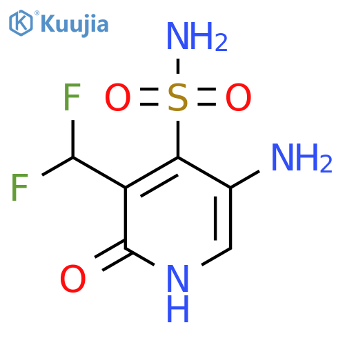 5-Amino-3-(difluoromethyl)-2-hydroxypyridine-4-sulfonamide structure