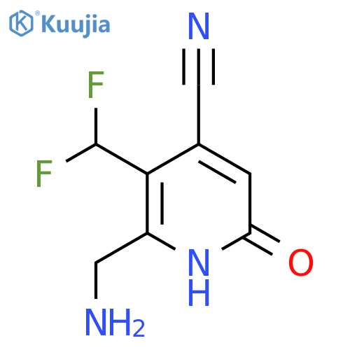 2-(Aminomethyl)-4-cyano-3-(difluoromethyl)-6-hydroxypyridine structure