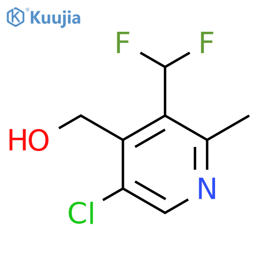 5-Chloro-3-(difluoromethyl)-2-methylpyridine-4-methanol structure