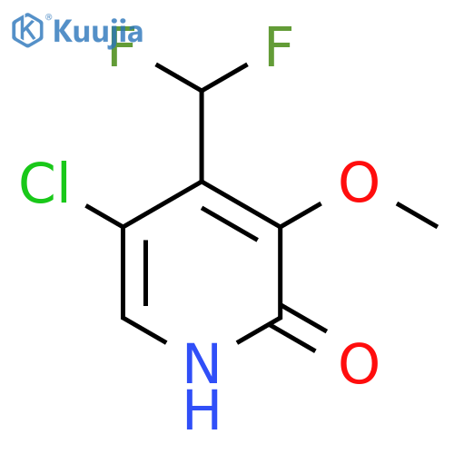 5-Chloro-4-(difluoromethyl)-2-hydroxy-3-methoxypyridine structure