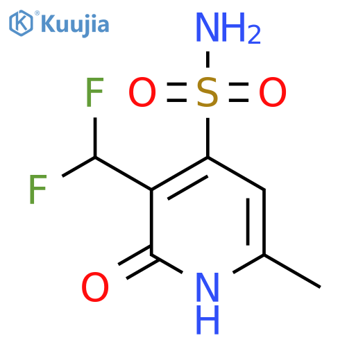 3-(Difluoromethyl)-2-hydroxy-6-methylpyridine-4-sulfonamide structure
