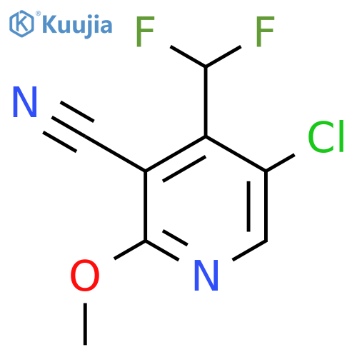5-Chloro-3-cyano-4-(difluoromethyl)-2-methoxypyridine structure