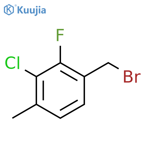 3-Chloro-2-fluoro-4-methylbenzyl bromide structure
