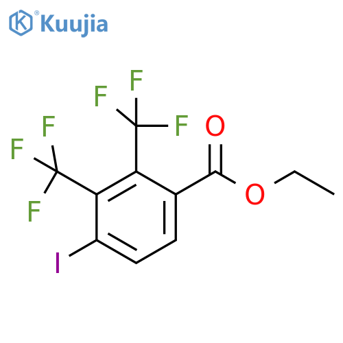 Ethyl 2,3-bis(trifluoromethyl)-4-iodobenzoate structure