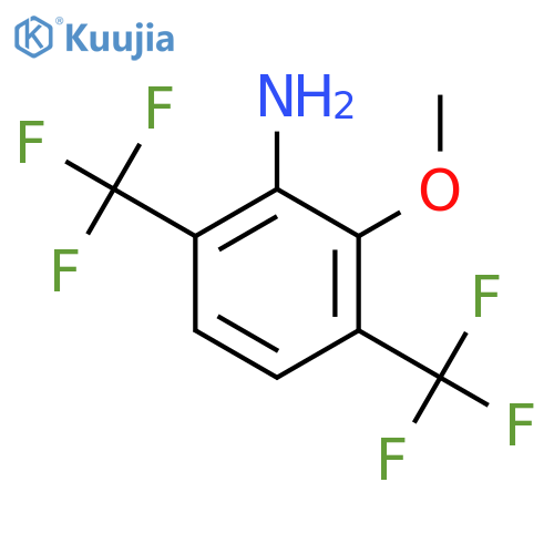 3,6-Bis(trifluoromethyl)-2-methoxyaniline structure