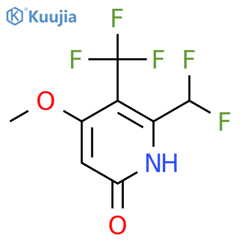 2-(Difluoromethyl)-6-hydroxy-4-methoxy-3-(trifluoromethyl)pyridine structure