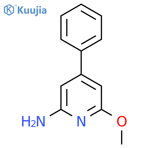 2-Amino-6-methoxy-4-phenylpyridine structure
