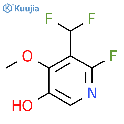 3-(Difluoromethyl)-2-fluoro-5-hydroxy-4-methoxypyridine structure