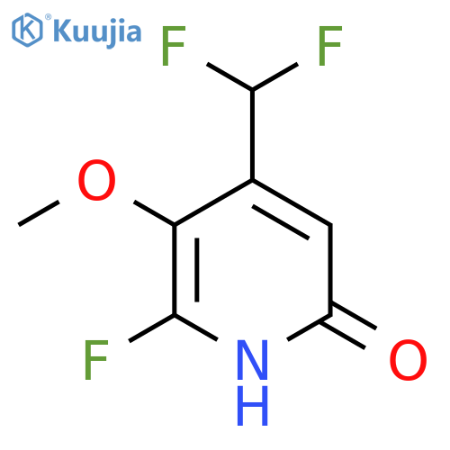 4-(Difluoromethyl)-2-fluoro-6-hydroxy-3-methoxypyridine structure