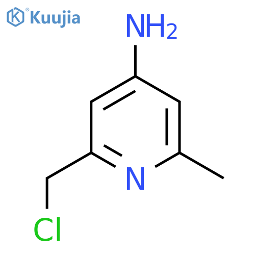 4-Amino-2-chloromethyl-6-methylpyridine structure