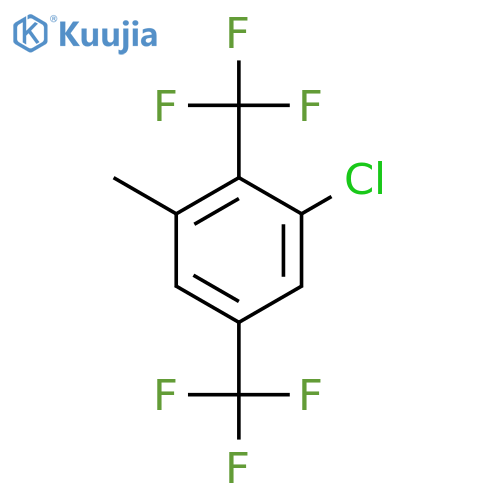 2,5-Bis(trifluoromethyl)-3-chlorotoluene structure