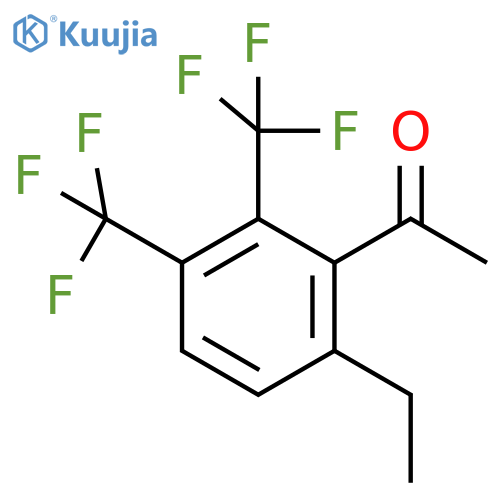 2',3'-Bis(trifluoromethyl)-6'-ethylacetophenone structure