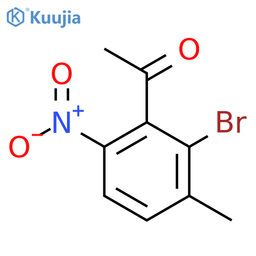 2'-Bromo-3'-methyl-6'-nitroacetophenone structure