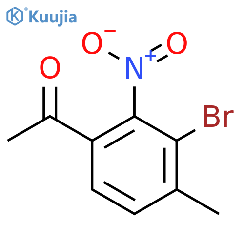 3'-Bromo-4'-methyl-2'-nitroacetophenone structure