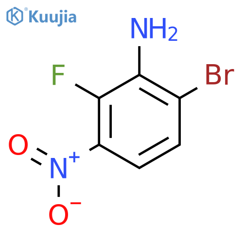 6-Bromo-2-fluoro-3-nitroaniline structure