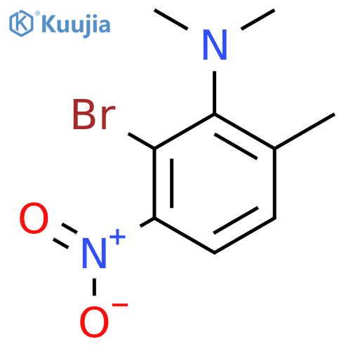 2-Bromo-3-nitro-N,N,6-trimethylaniline structure