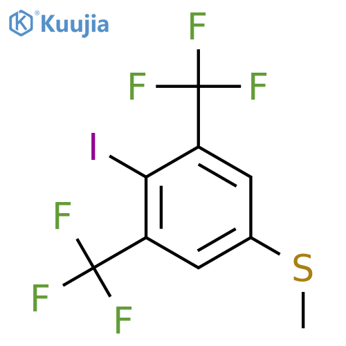 3,5-Bis(trifluoromethyl)-4-iodothioanisole structure