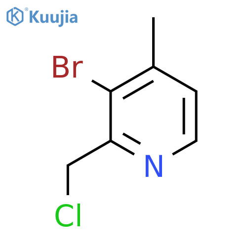3-Bromo-2-chloromethyl-4-methylpyridine structure