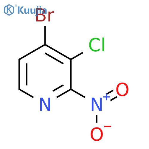 4-Bromo-3-chloro-2-nitropyridine structure